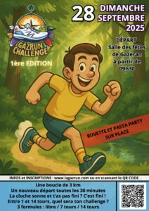 Affiche gaz'run challenge a3
