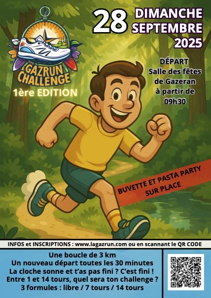 Flyer gazrun challenge 2025