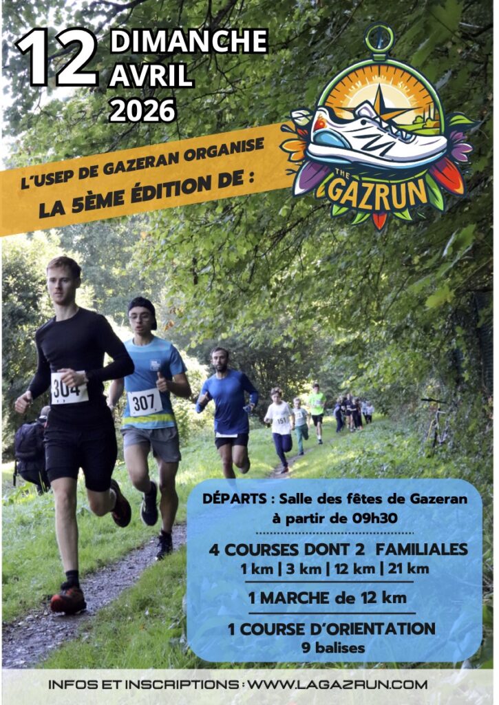 Affiche gaz'run 2026 A3